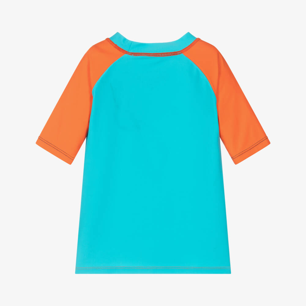 Hatley-Boys Aqua Shark Rash Guard | Childrensalon Outlet