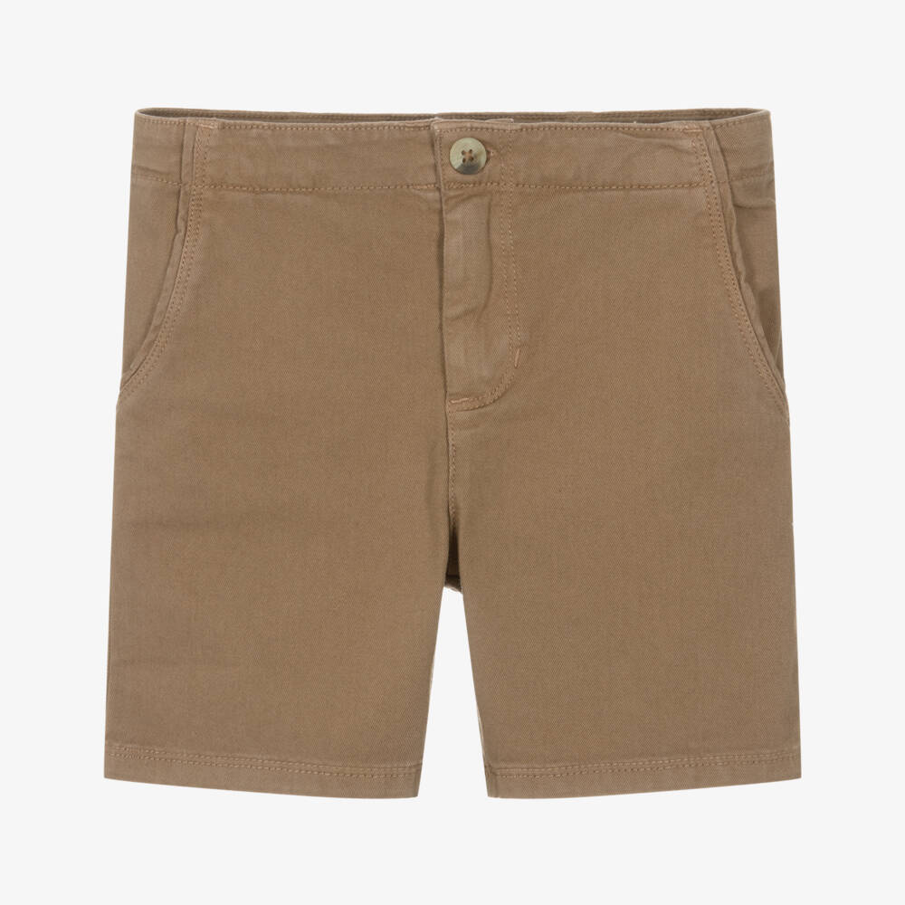 Hatley-Boys Beige Cotton Twill Bottoms | Childrensalon Outlet