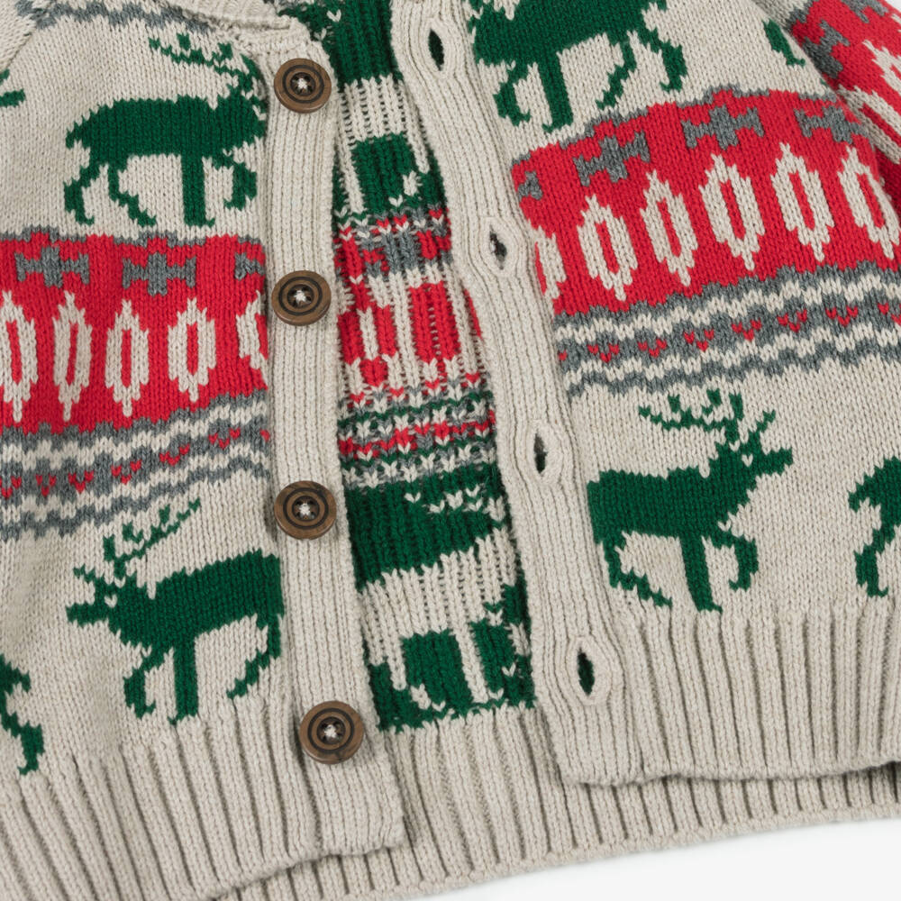 Hatley-Бежевый зимний вязаный кардиган для мальчиков | Childrensalon Outlet