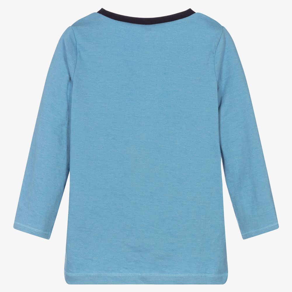 Hatley-Boys Blue Bear Top | Childrensalon Outlet