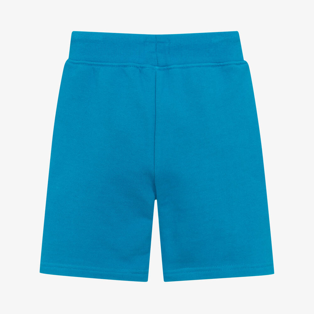 Hatley-شورت قطن جيرسي لون أزرق للأولاد | Childrensalon Outlet