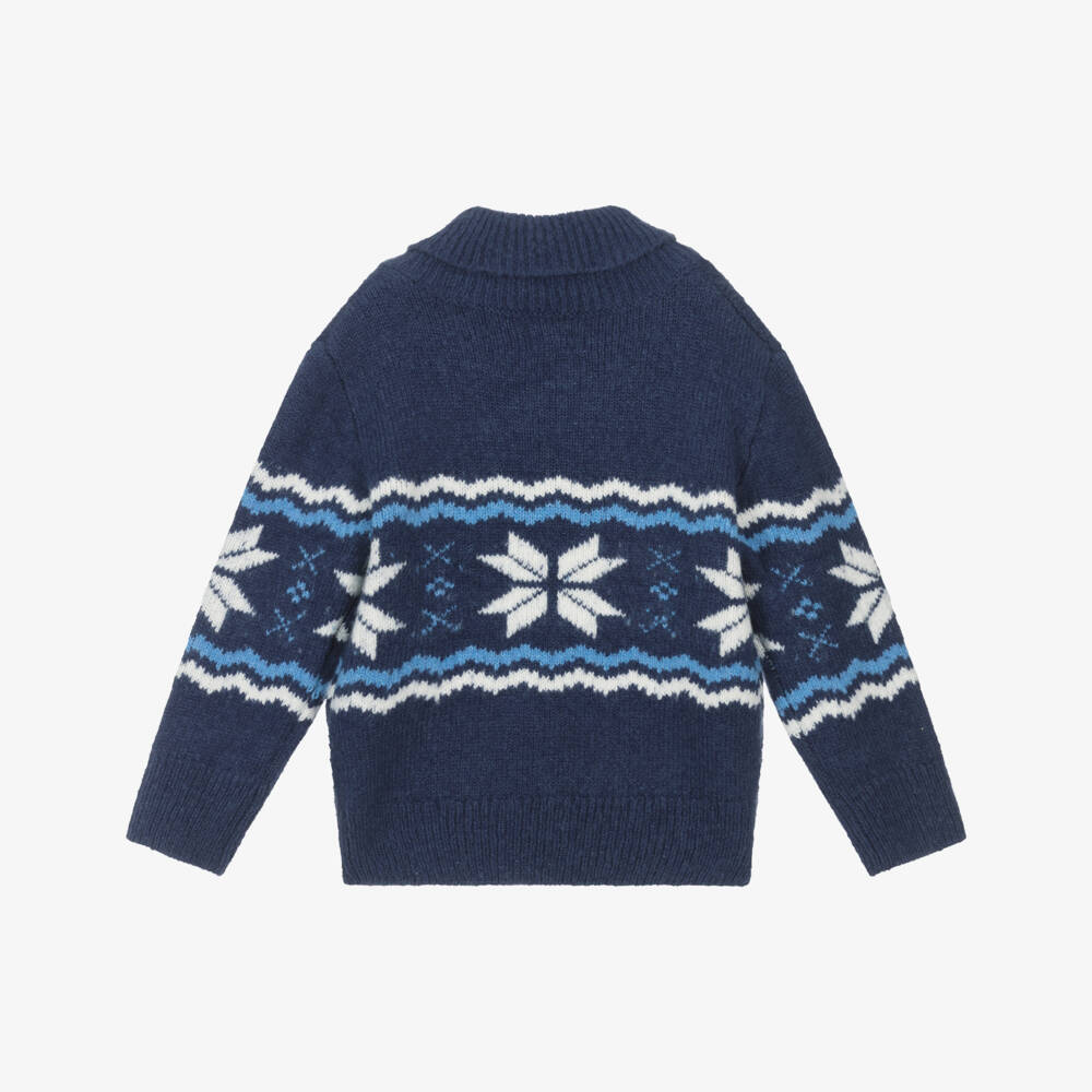 Hatley-Синий вязаный свитер Fair Isle для мальчиков | Childrensalon Outlet