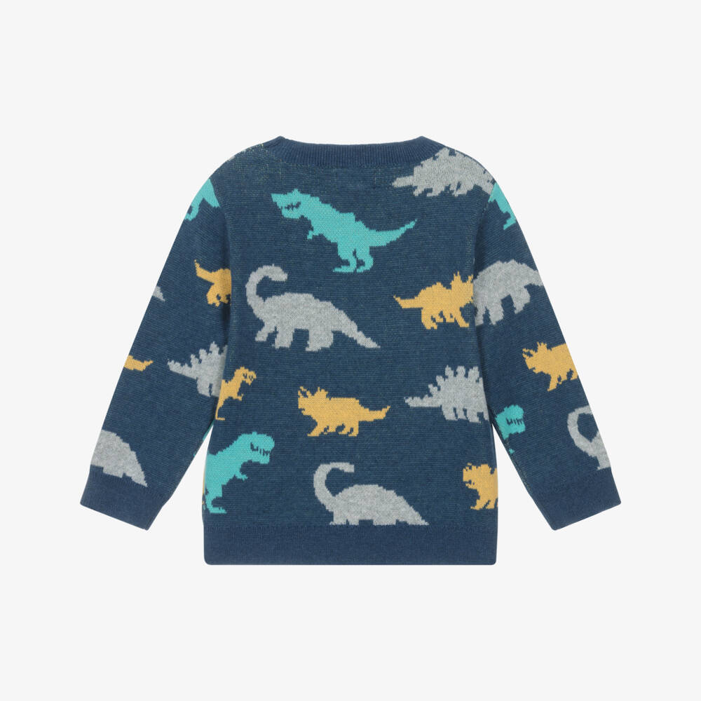 Hatley-Синий вязаный свитер с динозавром для мальчиков | Childrensalon Outlet