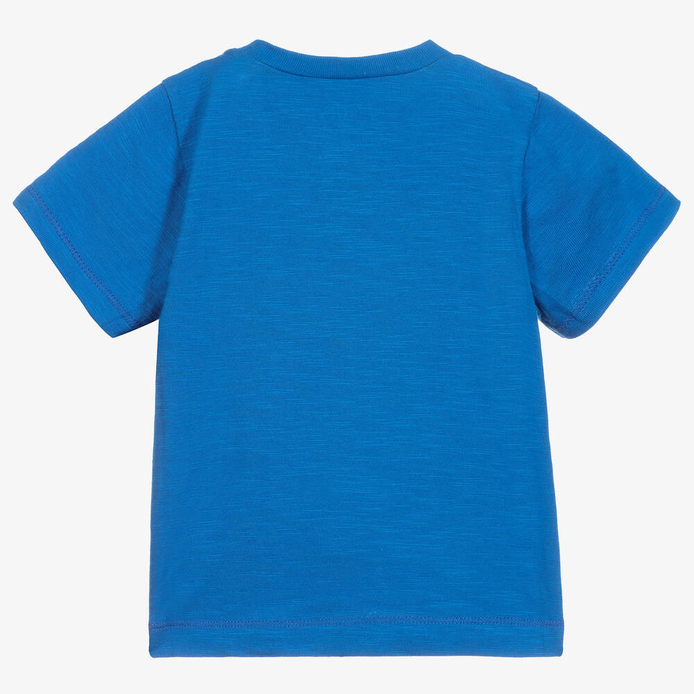 Hatley-Синяя хлопковая футболка с акулой для мальчиков | Childrensalon Outlet