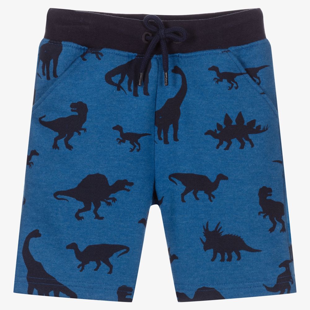 Hatley-Boys Blue Cotton Shorts | Childrensalon Outlet