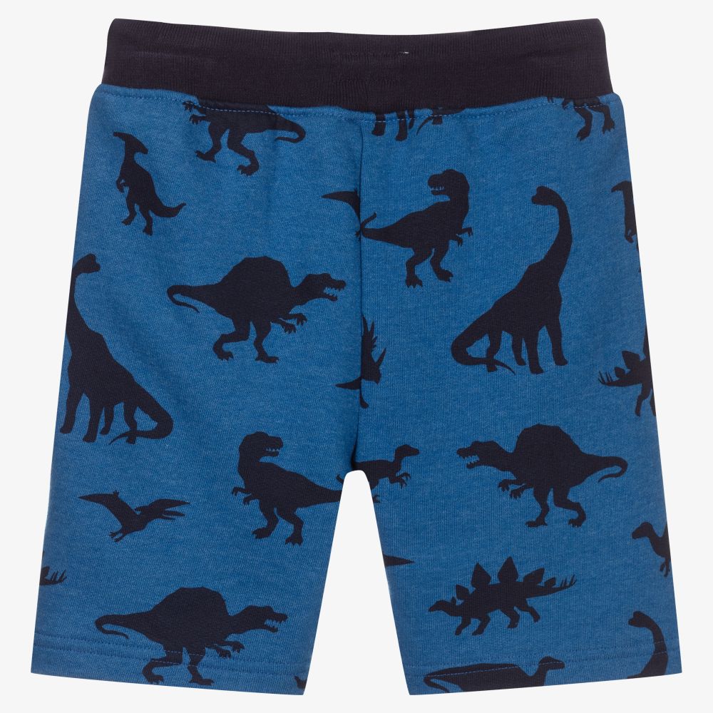 Hatley-Boys Blue Cotton Shorts | Childrensalon Outlet