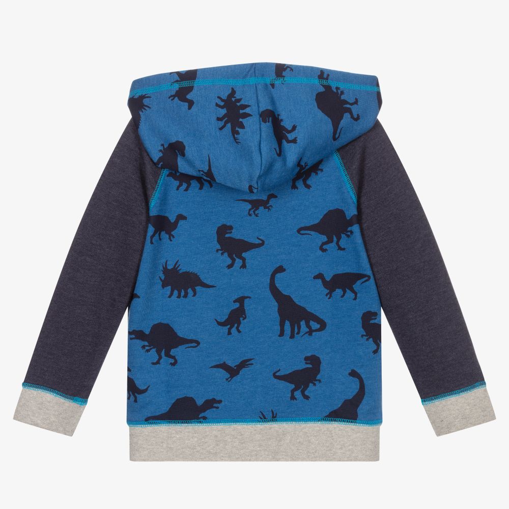 Hatley-Boys Blue Cotton Zip-Up Top | Childrensalon Outlet
