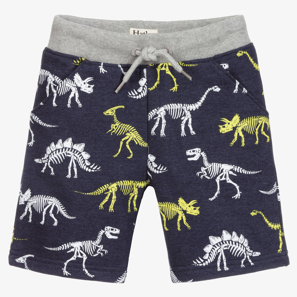 Hatley Boys Blue Dino Shorts Childrensalon Outlet
