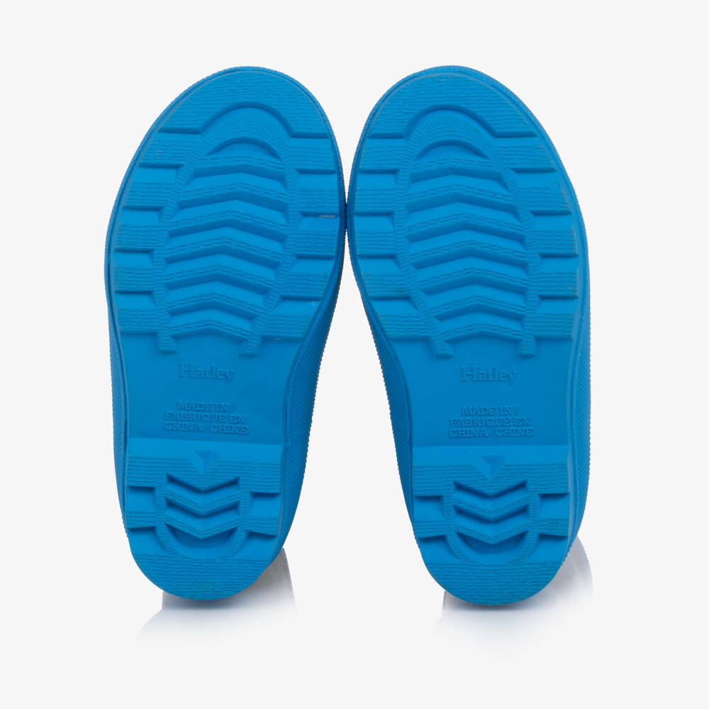 Hatley-Boys Blue Dinosaur Rain Boots | Childrensalon Outlet