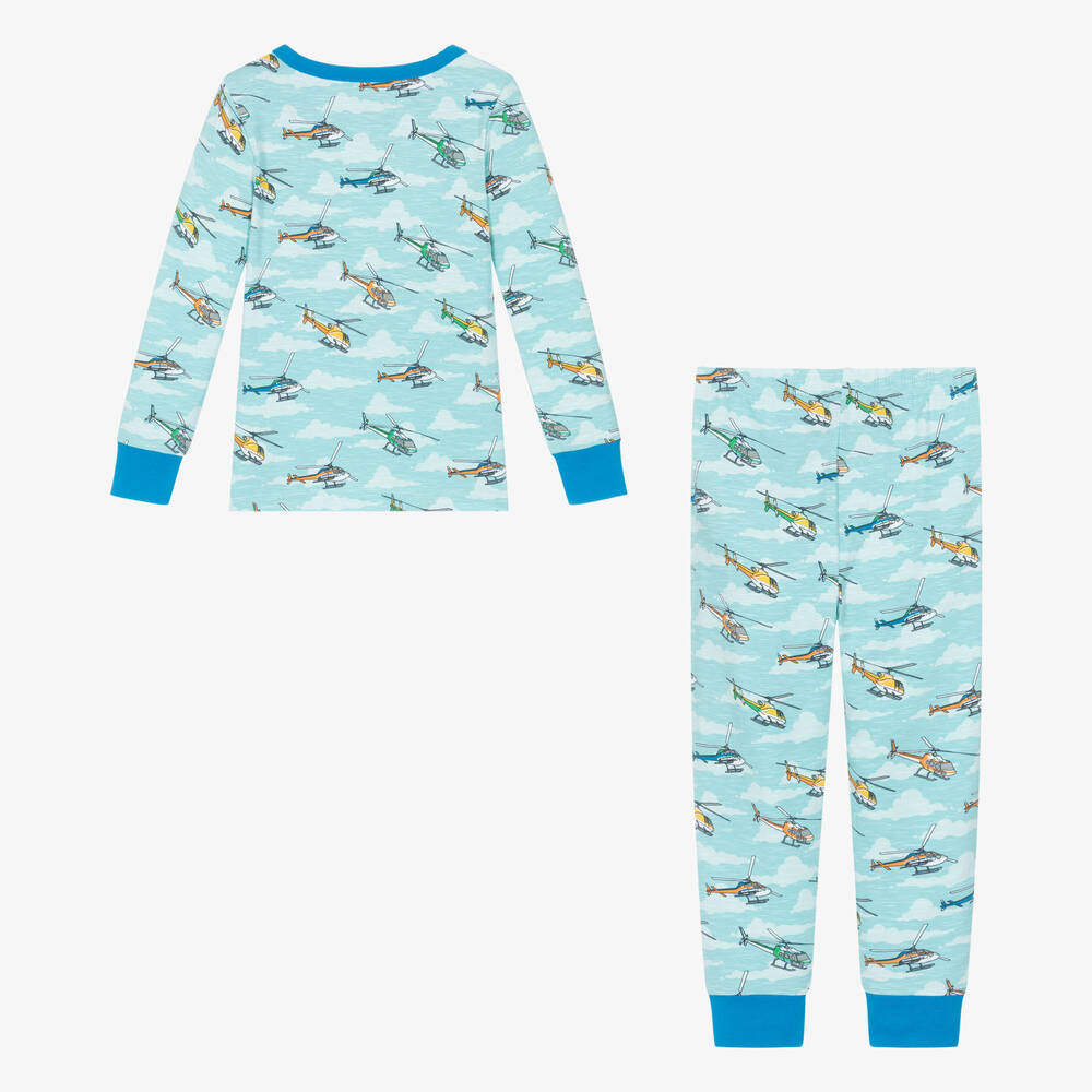 Hatley Boys' Dino Fossils Stretch Cotton Pajama