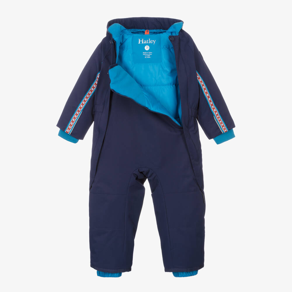 هاتلي-أوفرول شتوي هودي مبطن لون كحلي للأولاد | Childrensalon Outlet