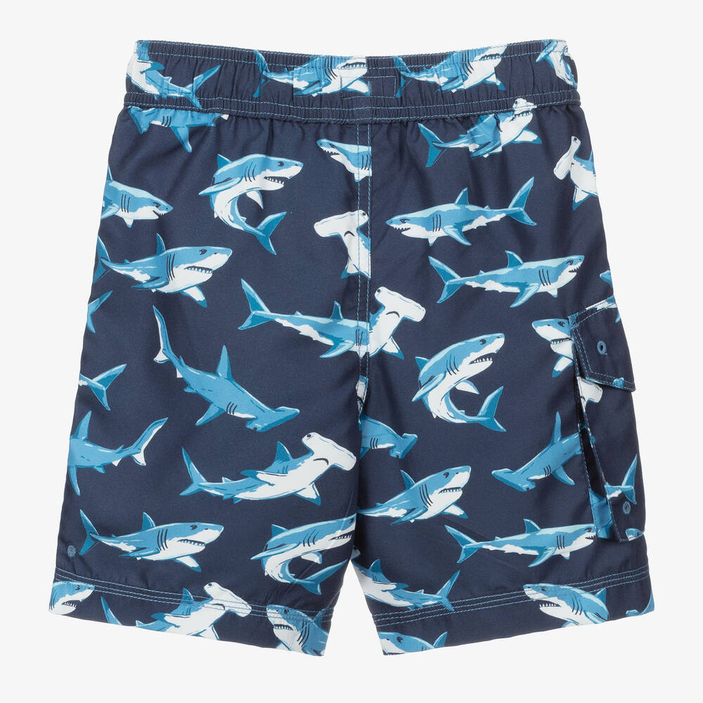 Hatley-Синие плавки-шорты с акулами для мальчиков | Childrensalon Outlet