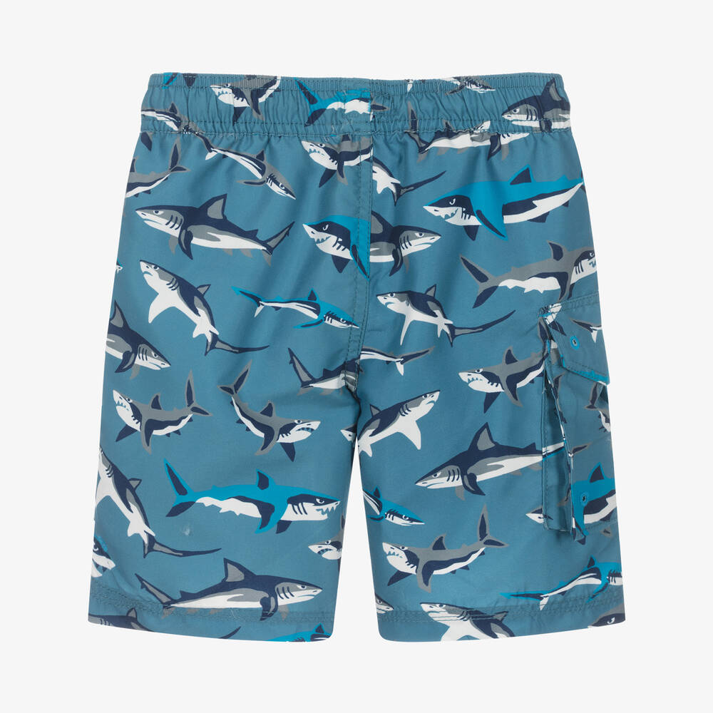 Hatley Board Shorts - Swimming Sharks Hatley Board Shorts - Swimming Sharks