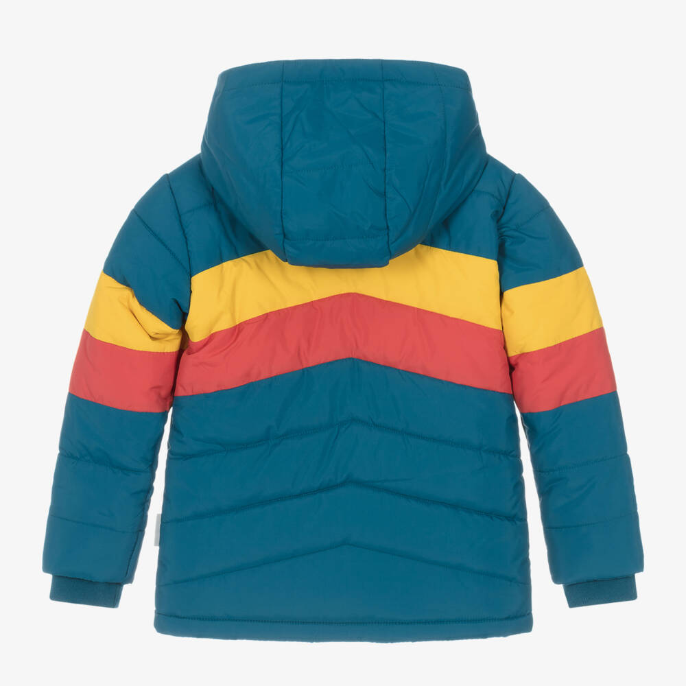 Hatley-Boys Chevron Hooded Puffer Jacket | Childrensalon Outlet
