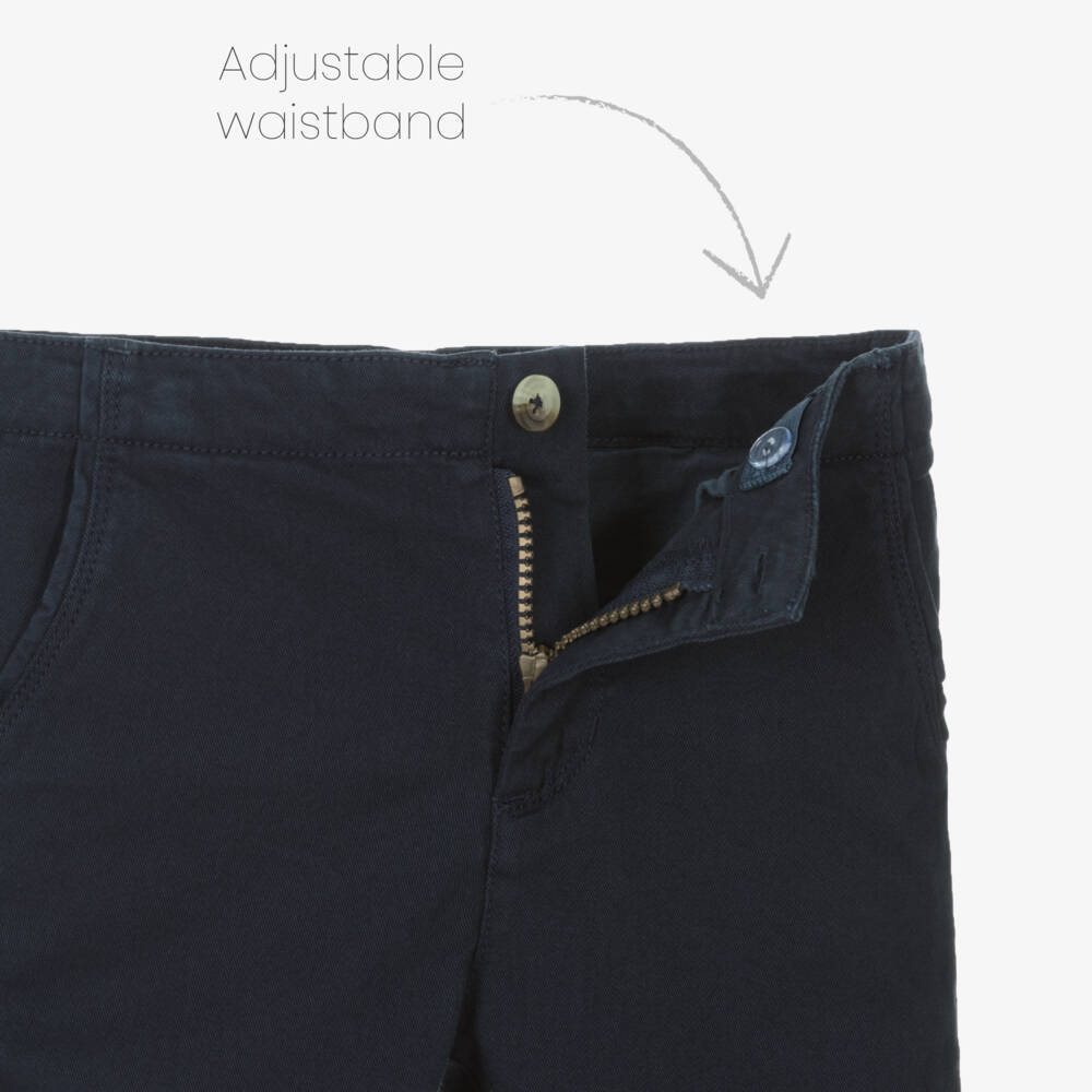 Hatley-شورت تويل كلاسيكي أزرق داكن للأولاد | Childrensalon Outlet