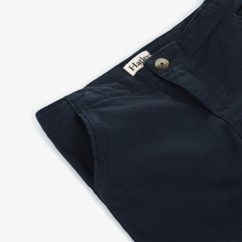 Hatley-شورت تويل كلاسيكي أزرق داكن للأولاد | Childrensalon Outlet