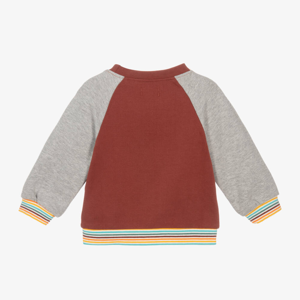 Hatley-Boys Cosy Tractor Print Sweatshirt | Childrensalon Outlet