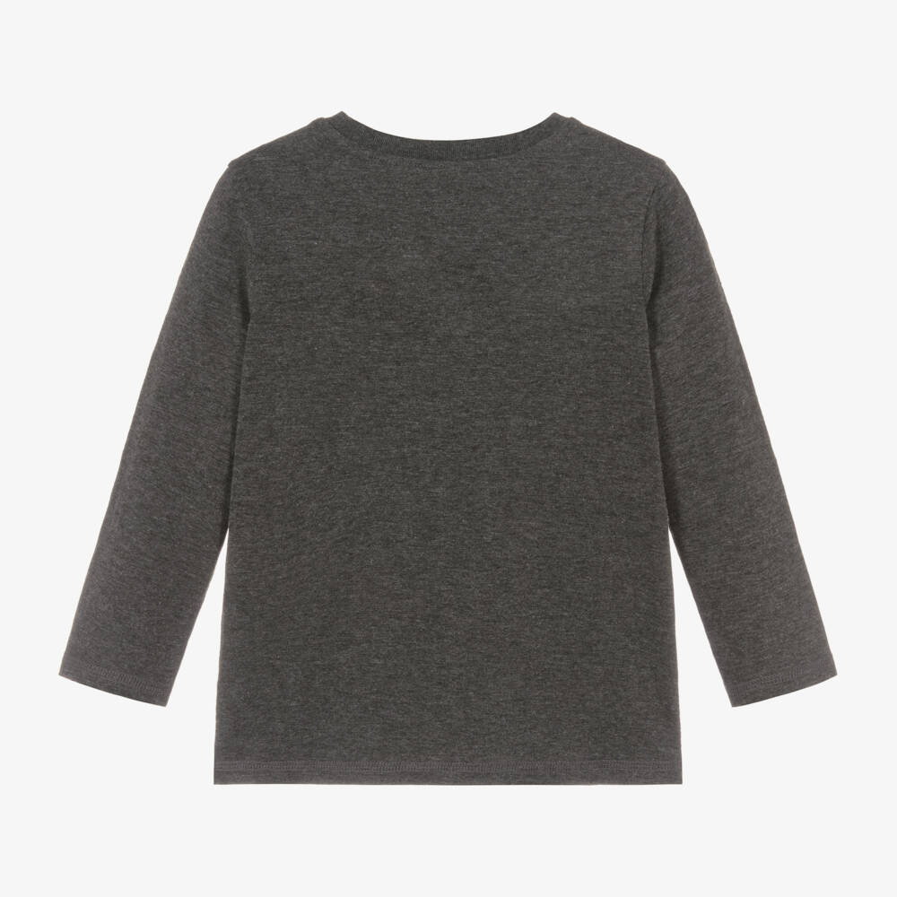 Hatley-Boys Dark Grey Dinosaur Tee | Childrensalon Outlet