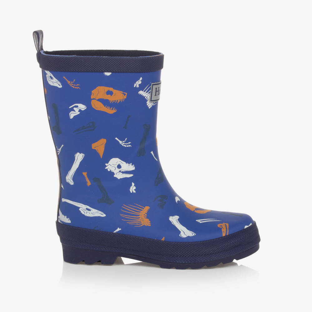 هاتلي-بوت واقي من المطر لون أزرق للأولاد | Childrensalon Outlet