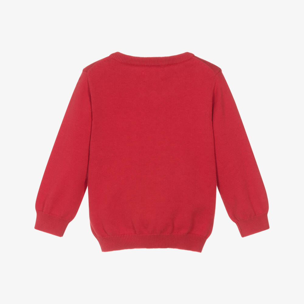 Hatley-Праздничный красный свитер с оленем для мальчиков | Childrensalon Outlet