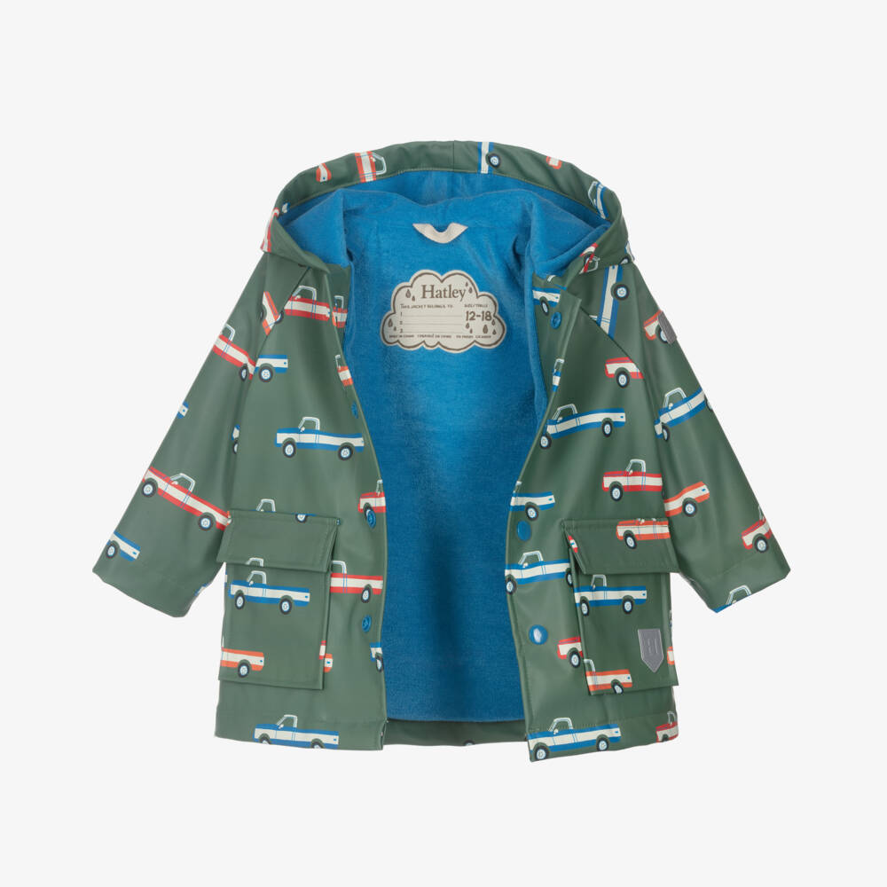 Hatley-Boys Forest Truck Adventure Coat | Childrensalon Outlet