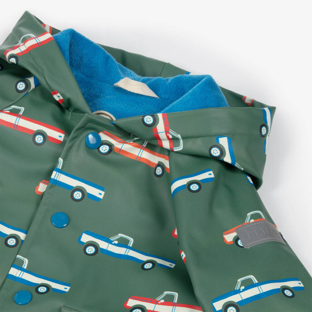 Hatley-Boys Forest Truck Adventure Coat | Childrensalon Outlet