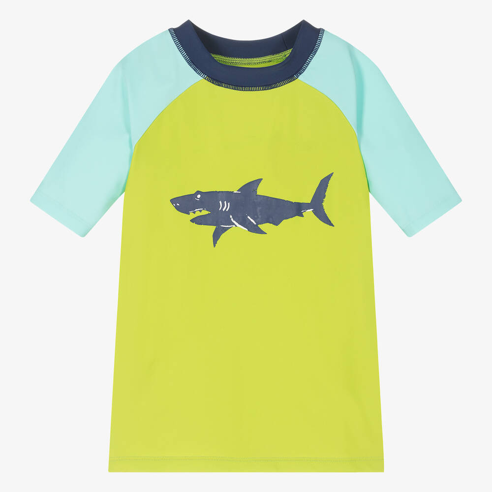 Hatley-توب واقي من الشمس لون أخضر وأزرق (UPF50+) | Childrensalon Outlet