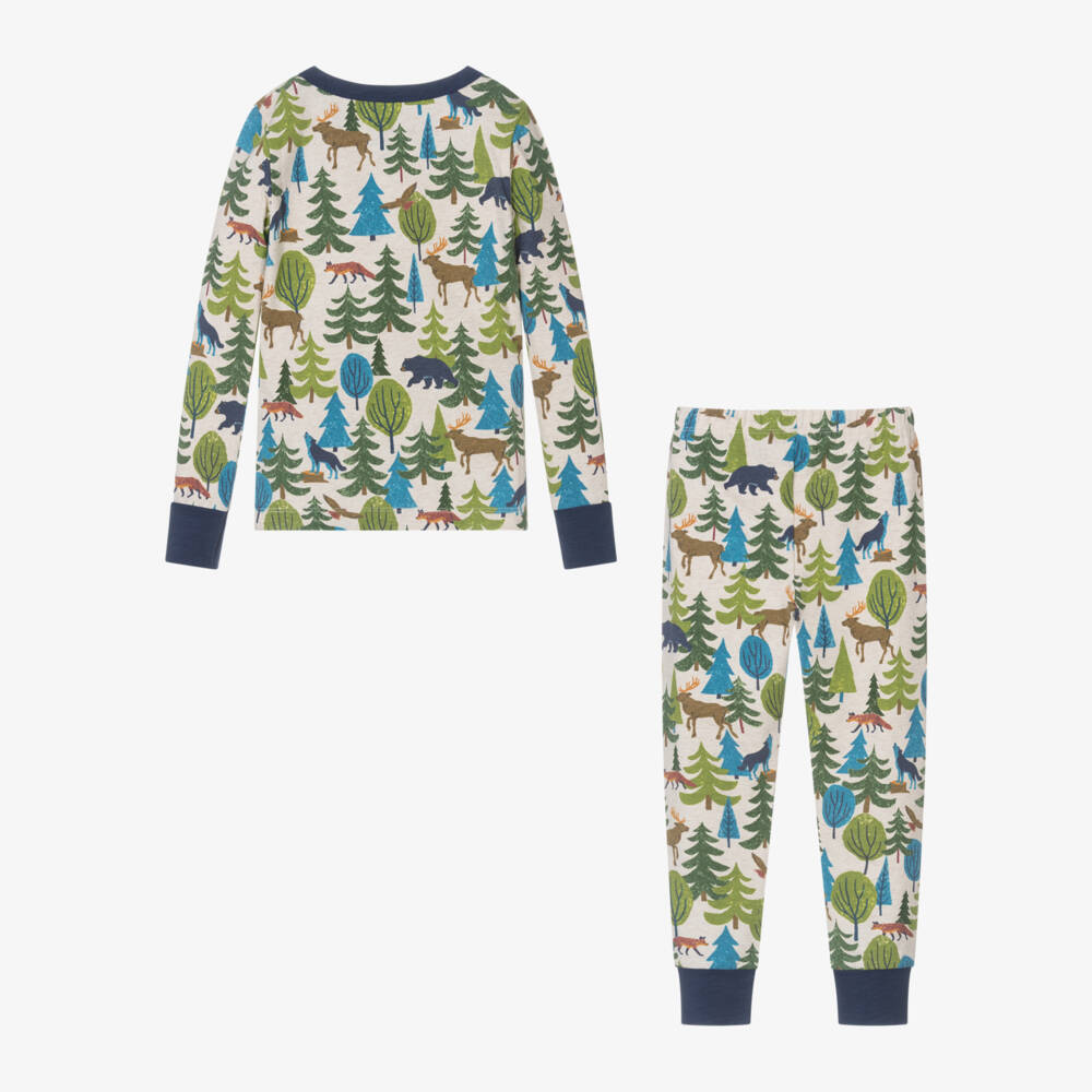 Hatley-Boys Green Forest Pyjama Set | Childrensalon Outlet