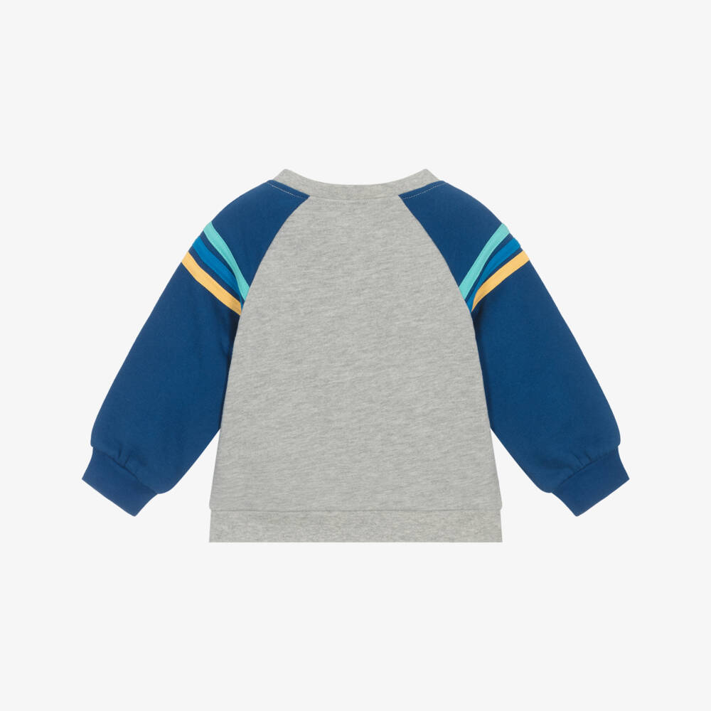 Hatley-Свитшот синий и серый с динозавром для мальчиков | Childrensalon Outlet