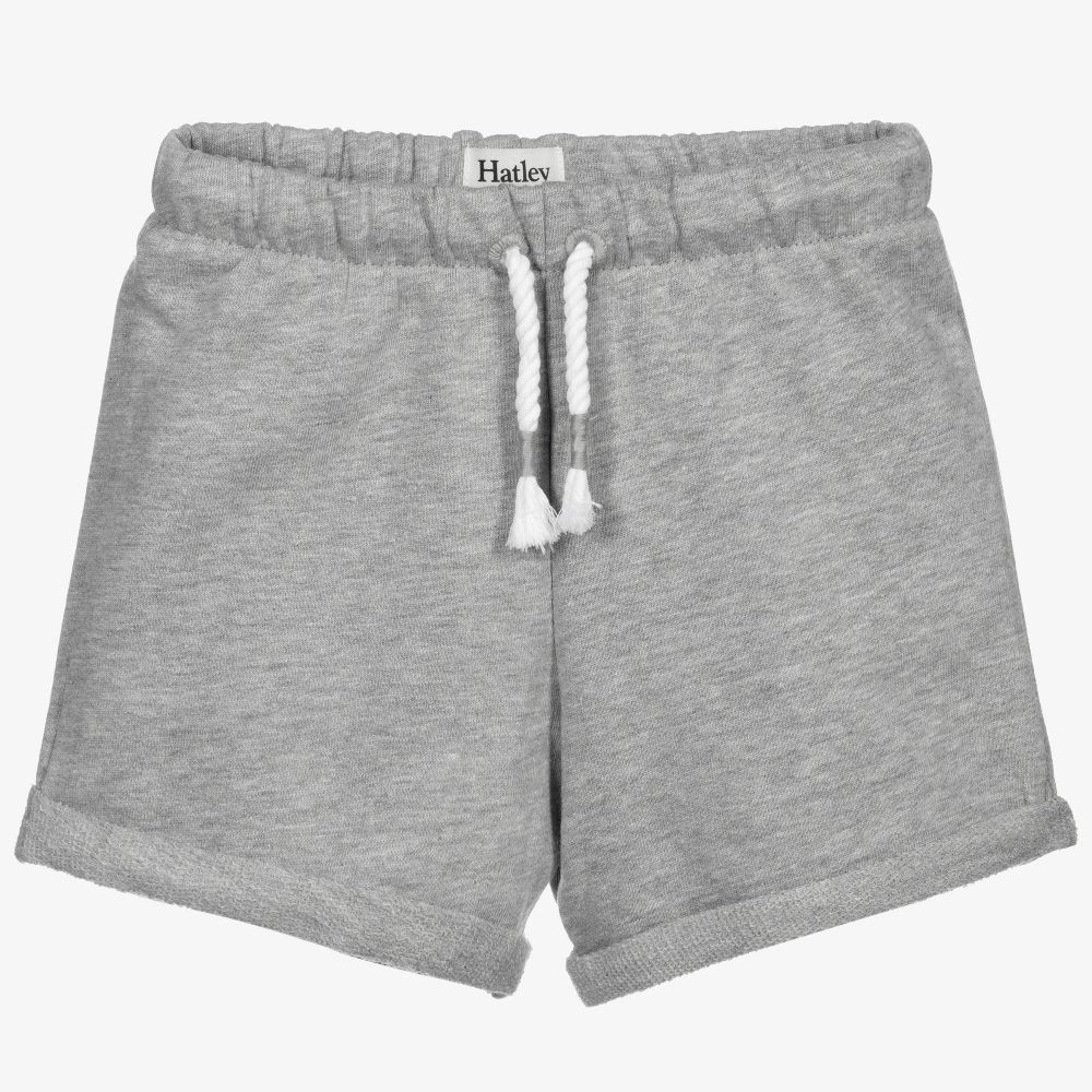 Hatley - Boys Grey Cotton Jersey Shorts | Childrensalon