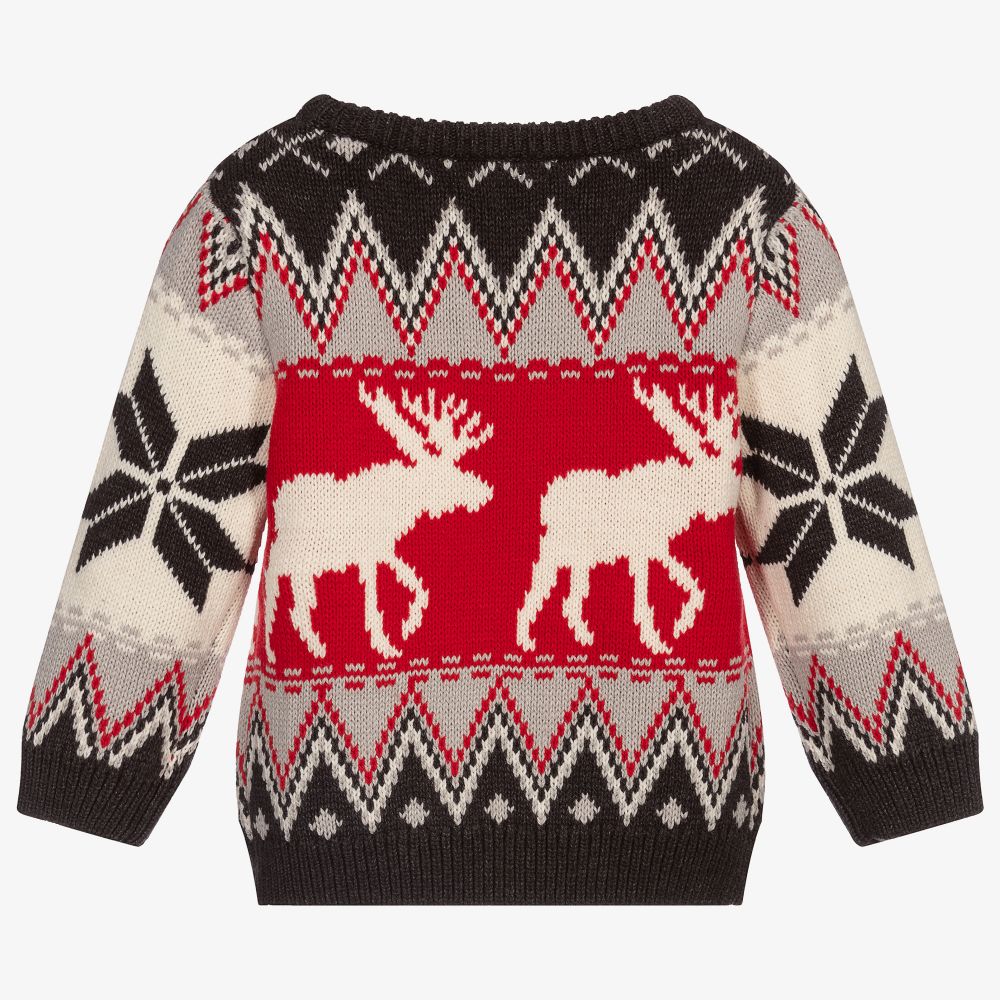 Hatley-Серый свитер с узором фэйр-айл для мальчиков | Childrensalon Outlet