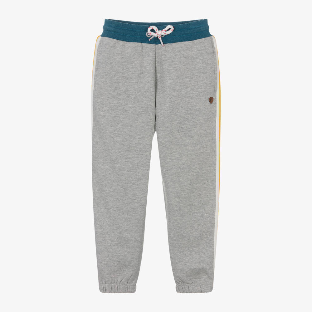 Hatley-Boys Grey Jersey Jogging Bottoms | Childrensalon Outlet