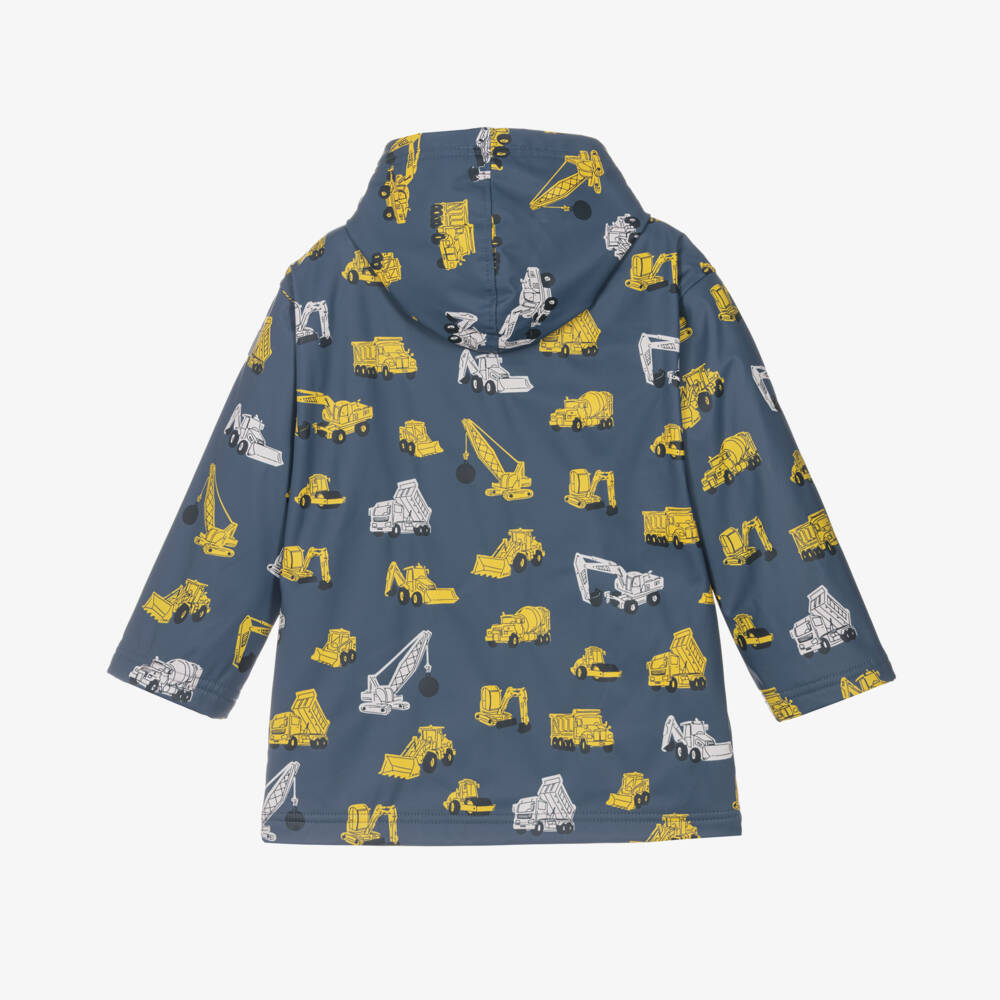 Hatley-Boys Grey Worksite Magic Raincoat | Childrensalon Outlet
