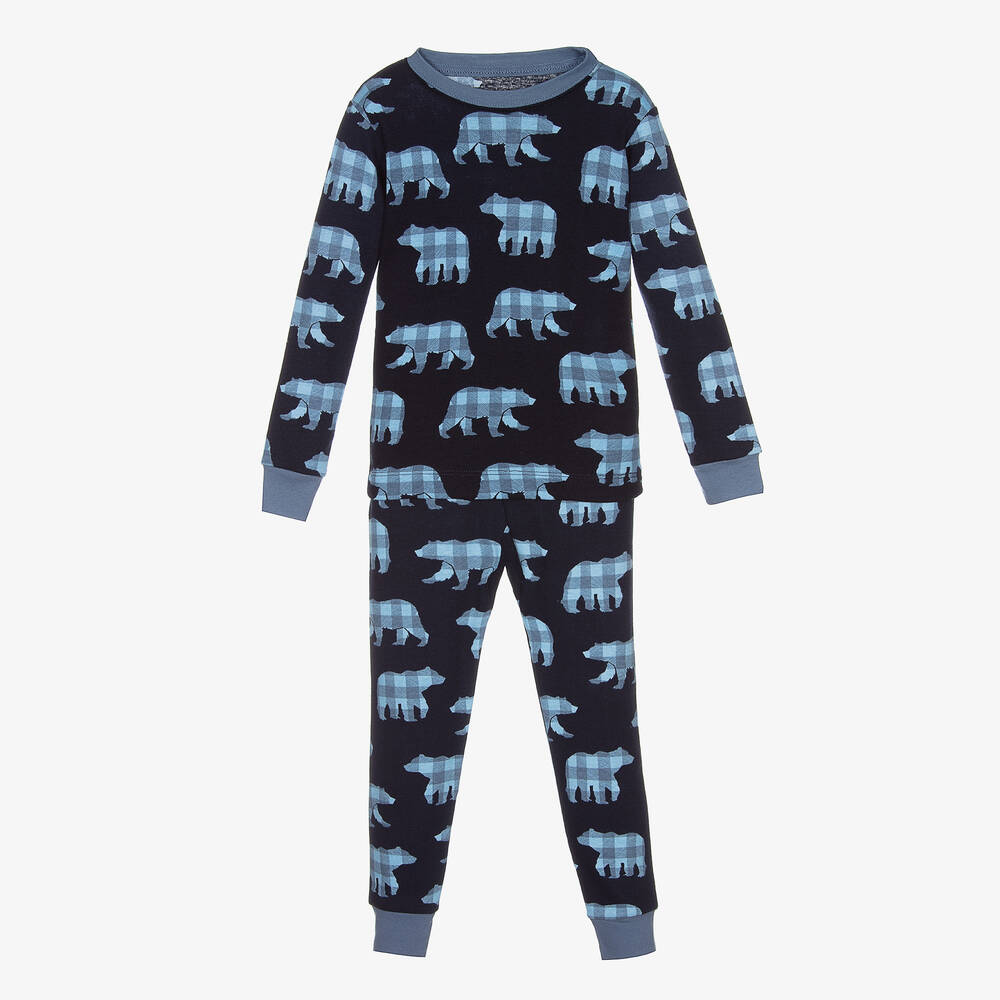Little Blue House by Hatley - Синяя пижама с медвежатами для мальчиков | Childrensalon