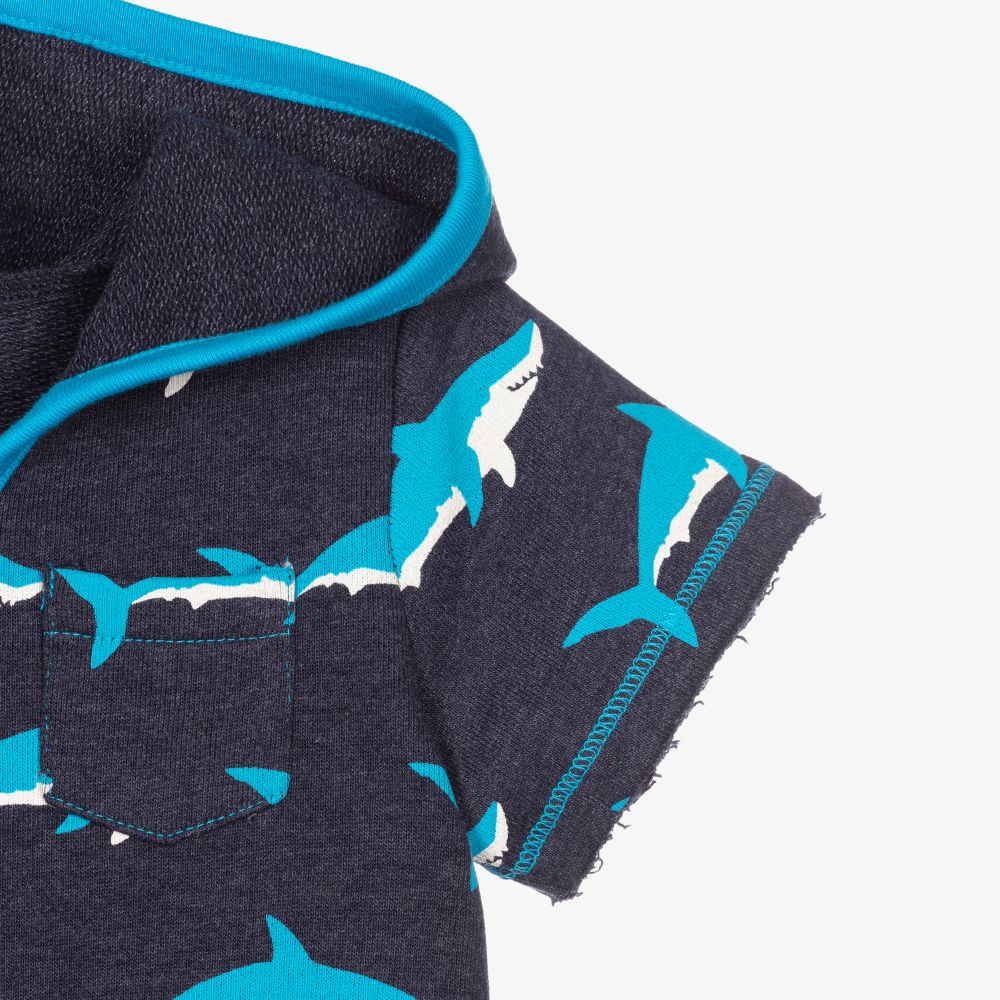 Hatley-تبّان هودي قطن لون كحلي للمواليد | Childrensalon Outlet