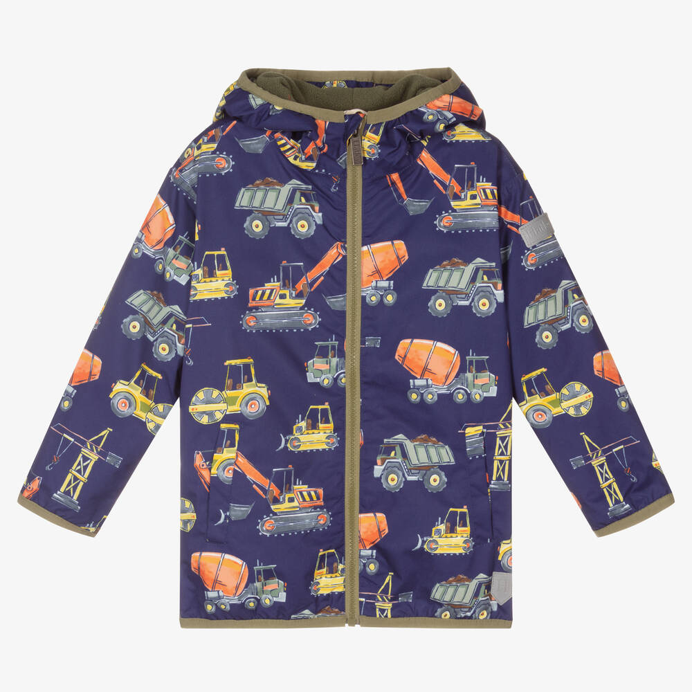 Hatley - Boys Navy Blue Raincoat | Childrensalon