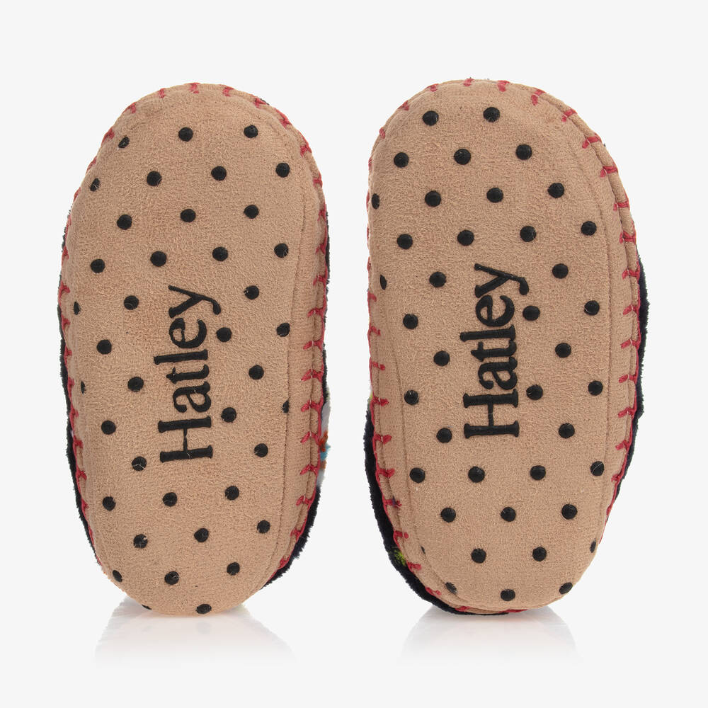 Hatley-Boys Navy Blue Rocket Man Slippers | Childrensalon Outlet