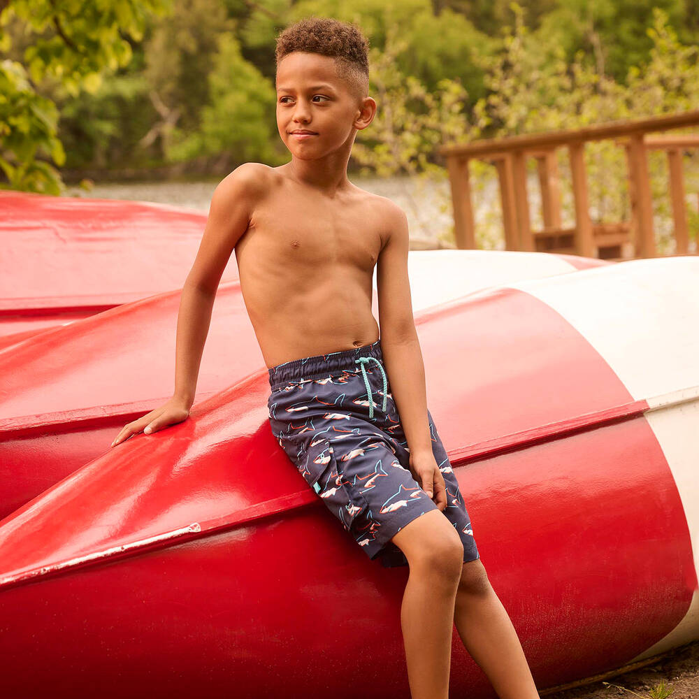 Hatley-شورت سباحة لون كحلي للأولاد (UPF50+) | Childrensalon Outlet