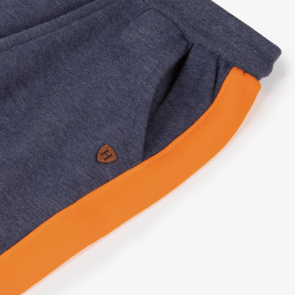 Hatley-Boys Navy Cotton Trousers | Childrensalon Outlet