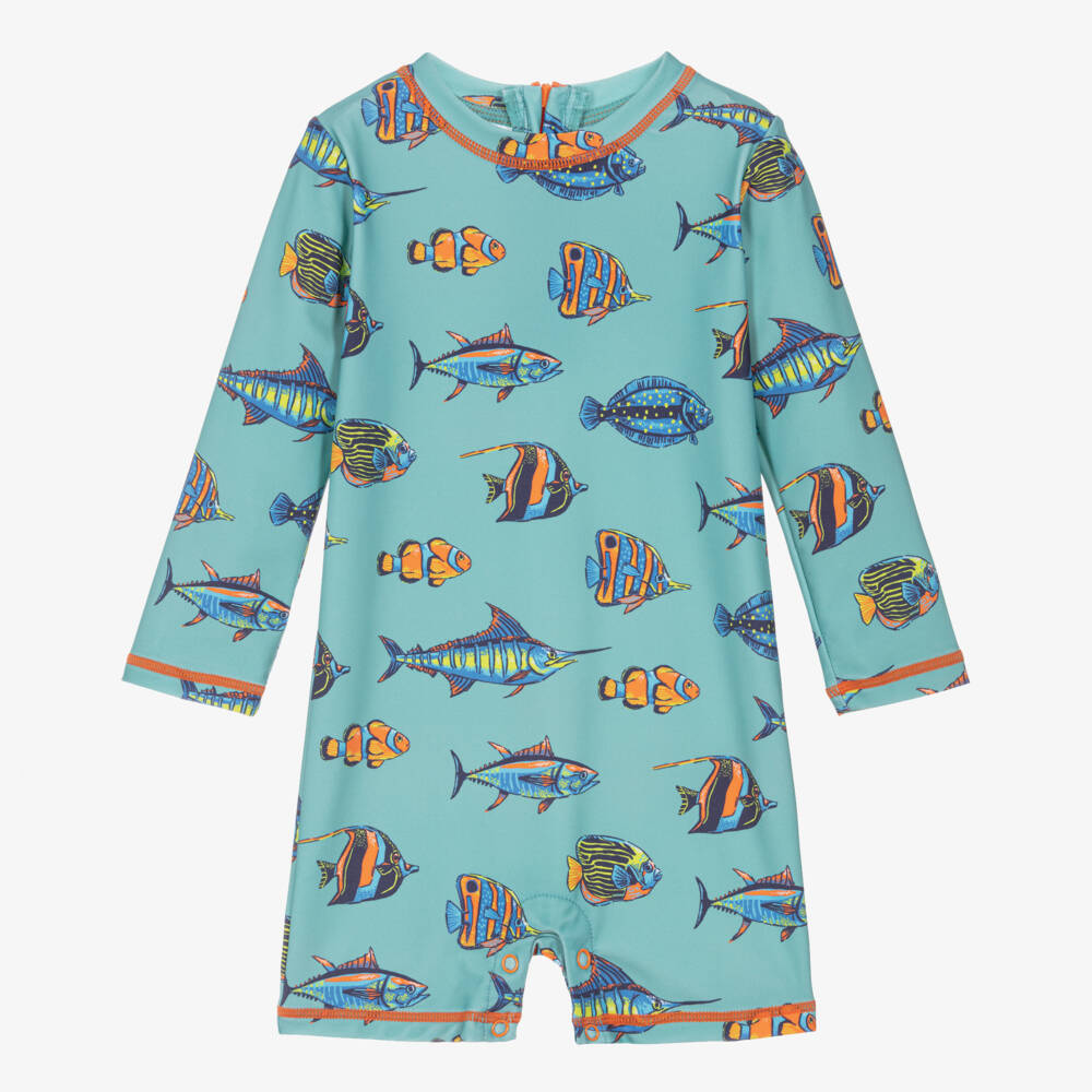 Hatley-Boys Ocean Adventure Sun Romper | Childrensalon Outlet