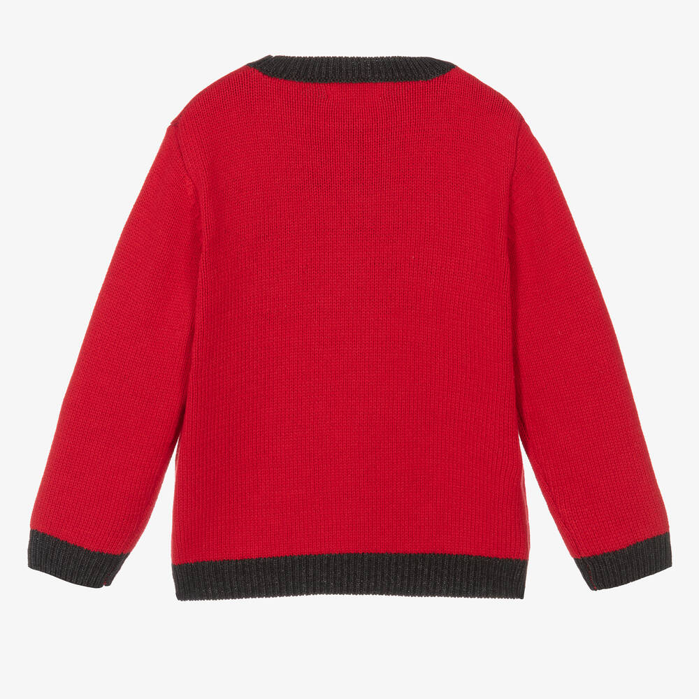 Hatley-Красный свитер с оленем | Childrensalon Outlet