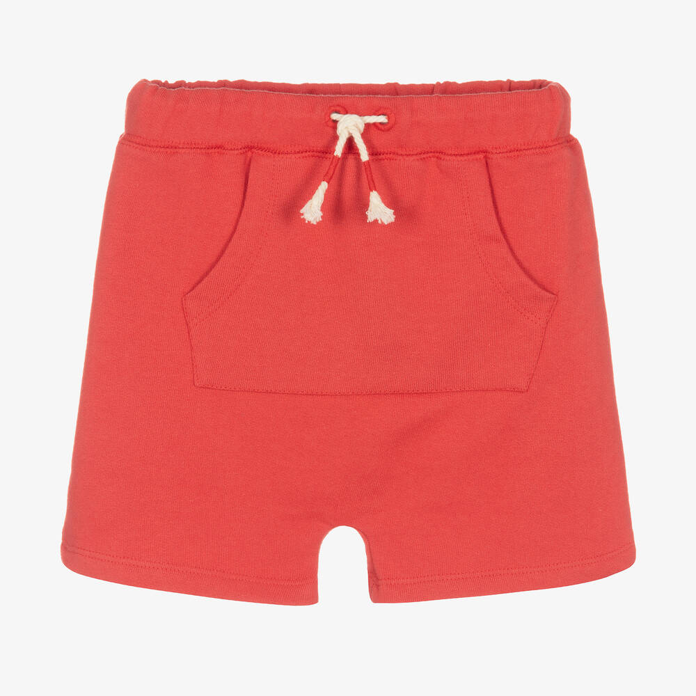 Hatley - Boys Red Jersey Shorts | Childrensalon