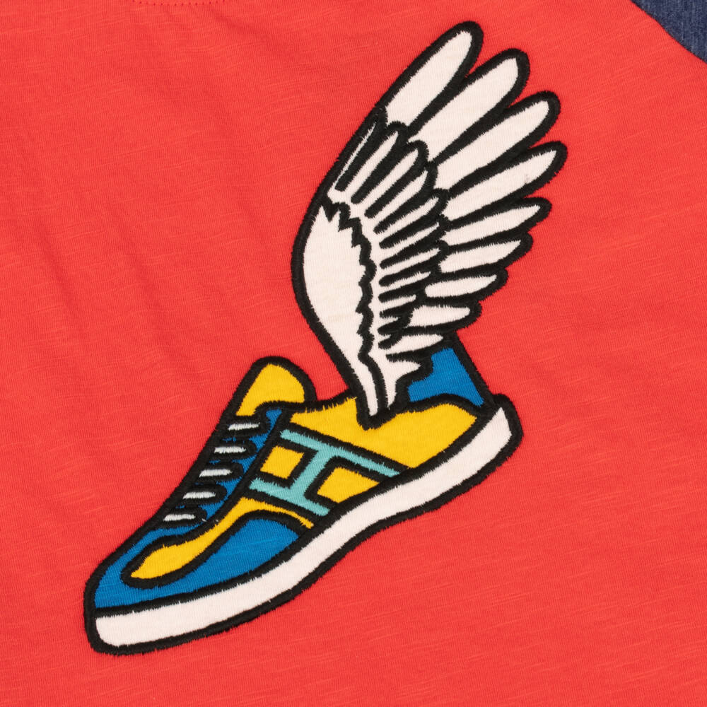 Hatley-Boys Red Wings Raglan Tee | Childrensalon Outlet