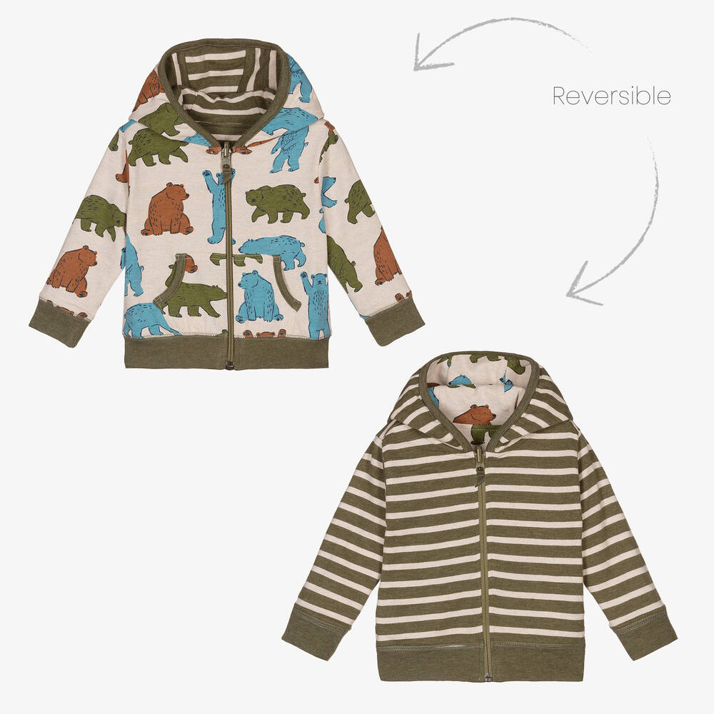 Hatley - Boys Reversible Zip-Up Top | Childrensalon