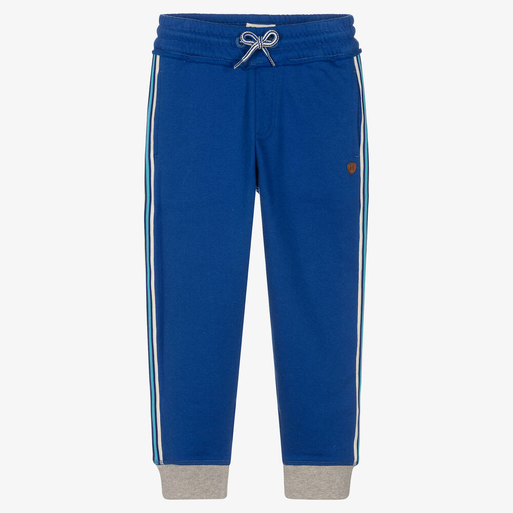 Hatley - Boys Royal Blue Cotton Joggers | Childrensalon