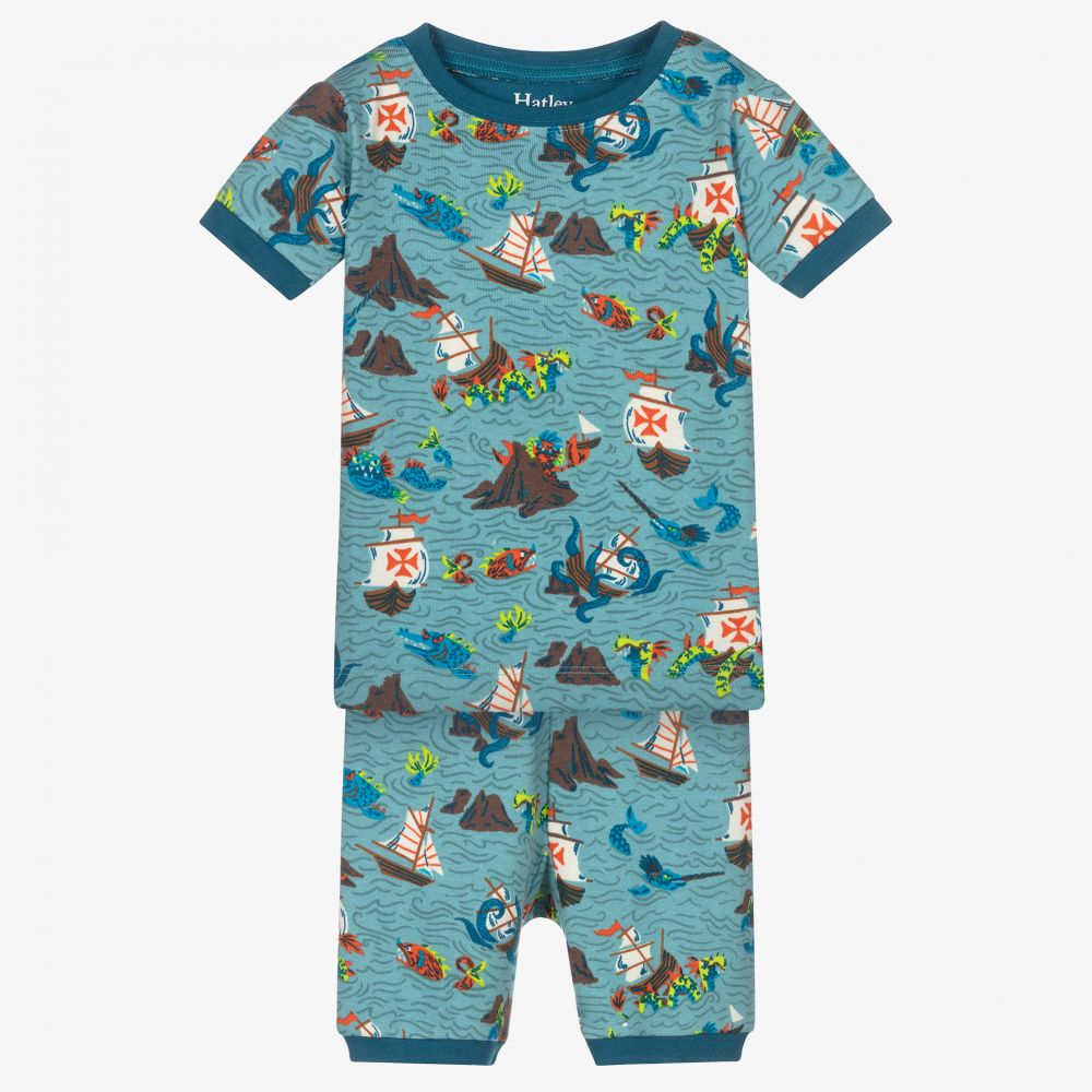 Hatley - Короткая хлопковая пижама для мальчиков | Childrensalon