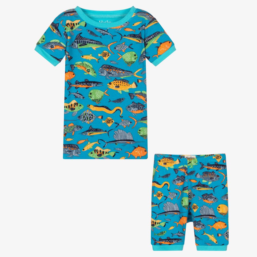 Hatley Boys Short Cotton Pyjamas Childrensalon Outlet