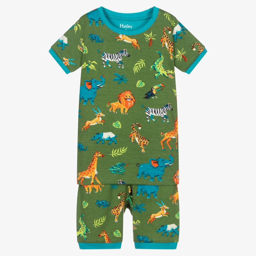 Hatley - Короткая хлопковая пижама для мальчиков | Childrensalon