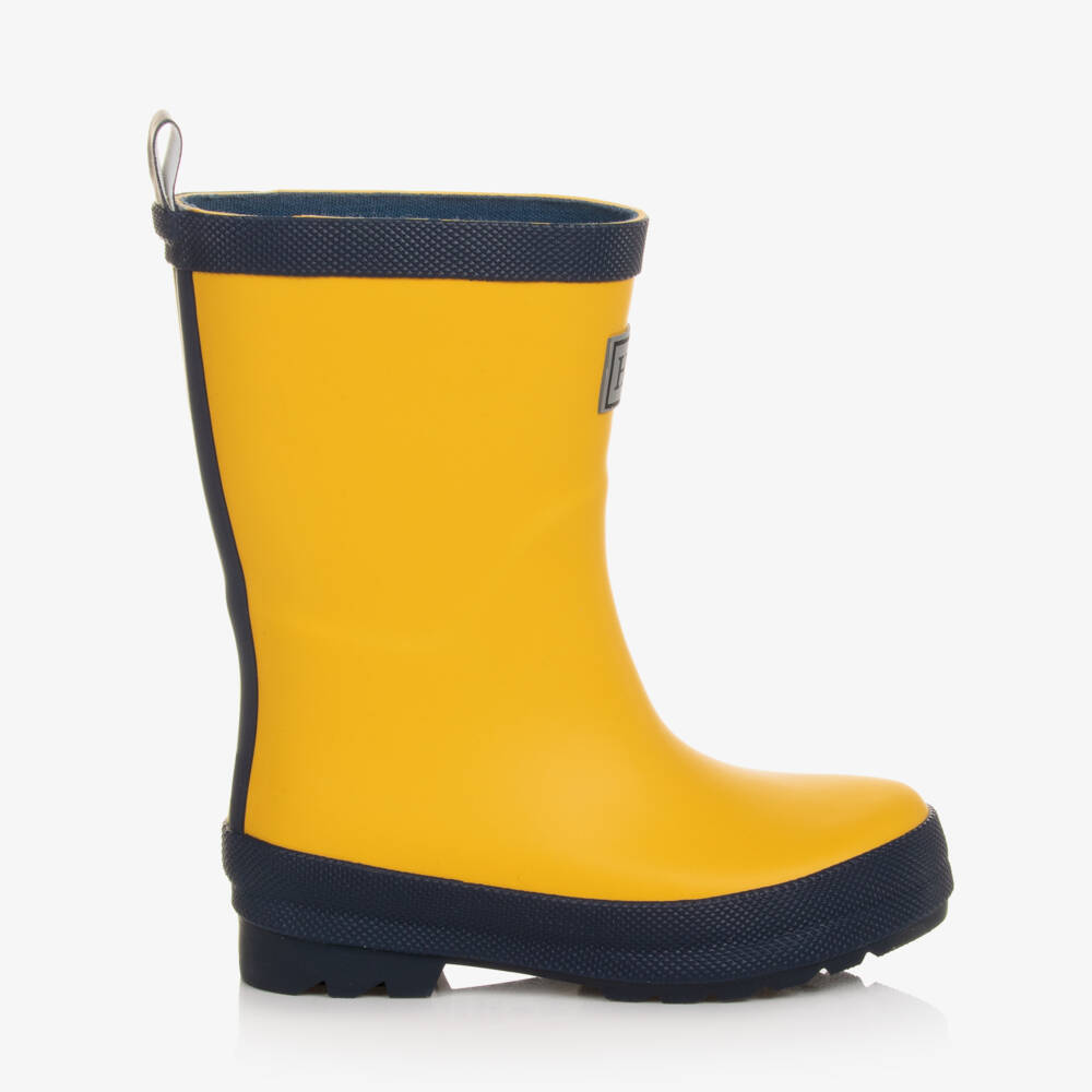 Hatley-Boys Yellow Waterproof Boots | Childrensalon Outlet
