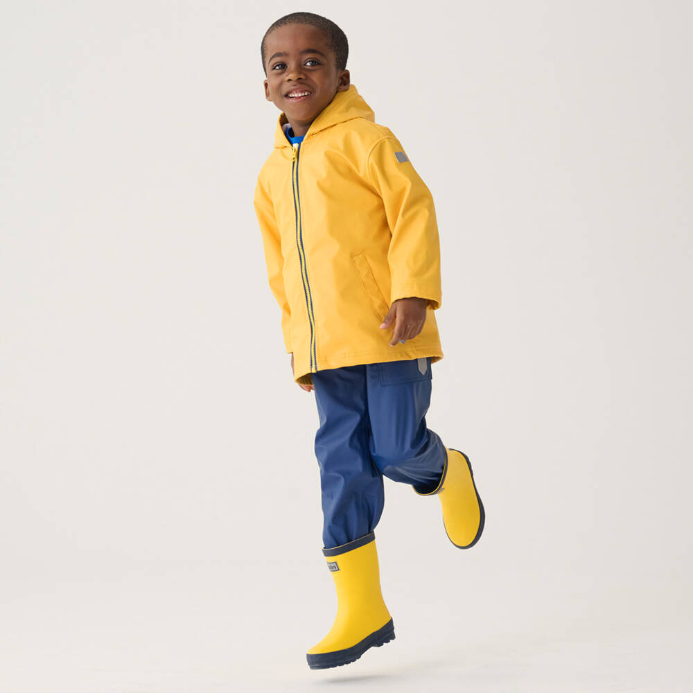 Hatley-Boys Yellow Waterproof Boots | Childrensalon Outlet